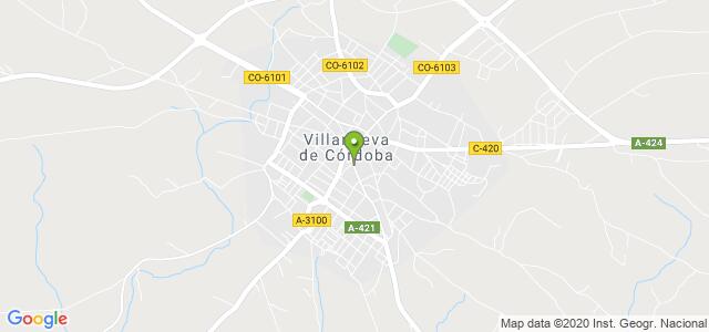 mapa de oficina de correos villanueva de cordoba