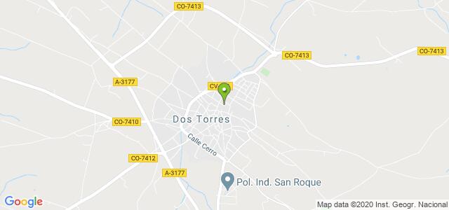 mapa de oficina de correos dos torres