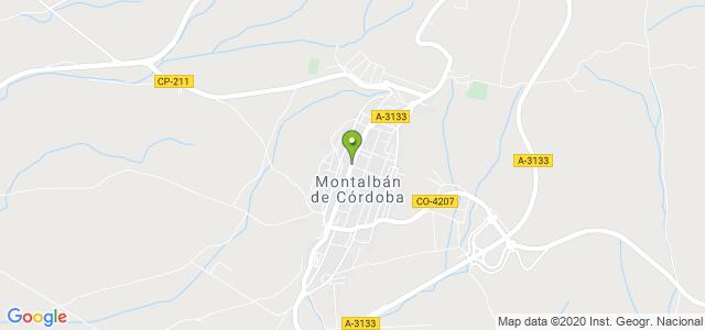 mapa de oficina de correos montalban de cordoba