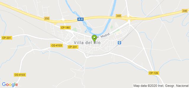 mapa de oficina de correos villa del rio