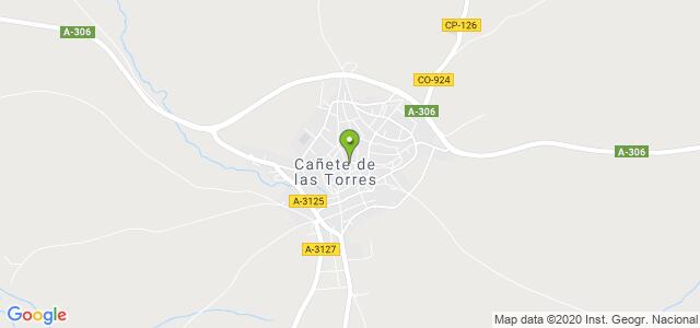 mapa de oficina de correos canete de las torres