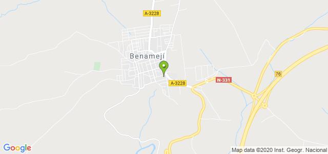 mapa de oficina de correos benameji