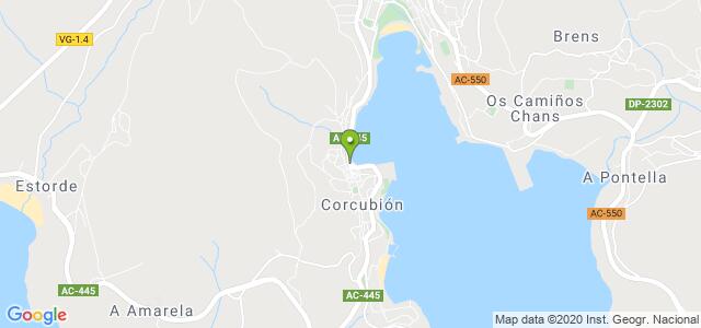 mapa de oficina de correos corcubion