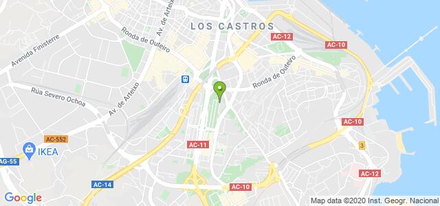 mapa de oficina de correos a coruna 3