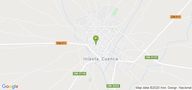 mapa de oficina de correos iniesta