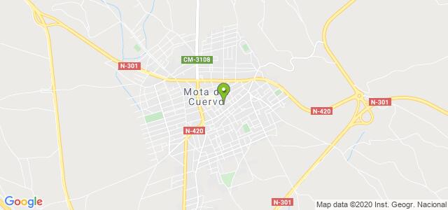 mapa de oficina de correos mota del cuervo