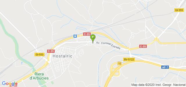 mapa de oficina de correos hostalric