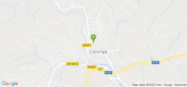 mapa de oficina de correos calonge