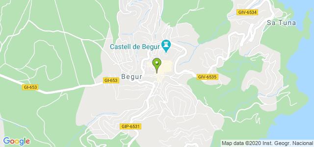 mapa de oficina de correos begur