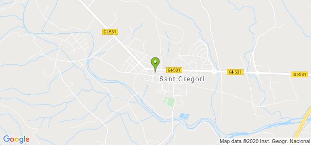 mapa de oficina de correos sant gregori