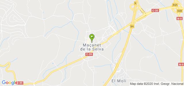 mapa de oficina de correos macanet de la selva