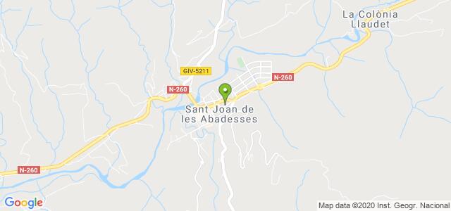 mapa de oficina de correos sant joan de les abadesses
