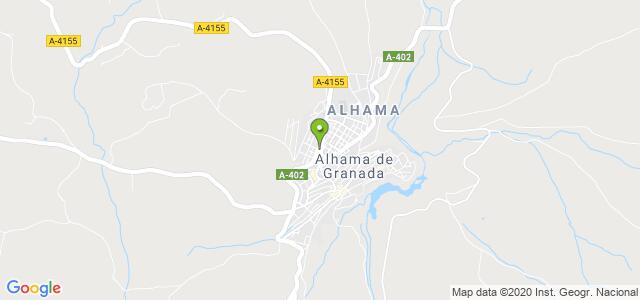 mapa de oficina de correos alhama de granada