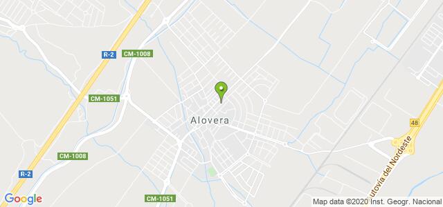mapa de oficina de correos alovera