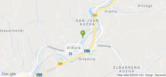 mapa de oficina de correos ordizia
