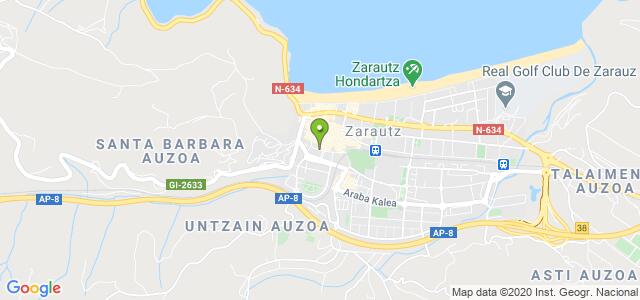 mapa de oficina de correos zarautz