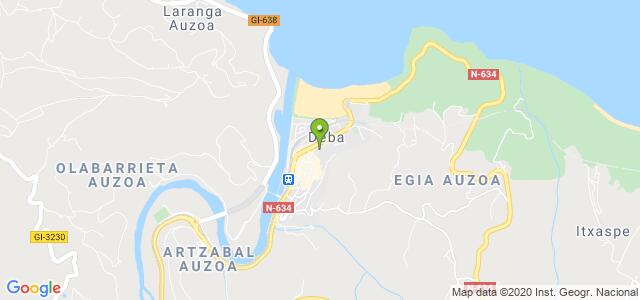 mapa de oficina de correos deba