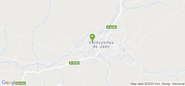 mapa de oficina de correos valdepenas de jaen