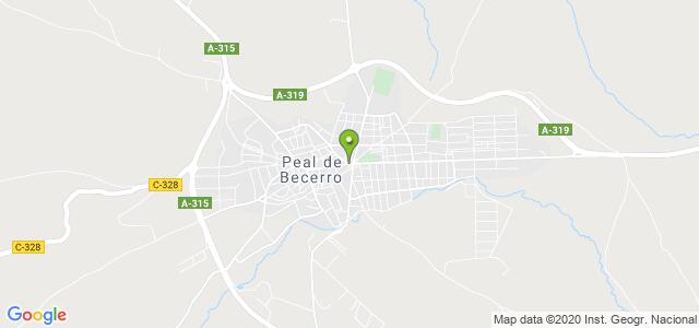 mapa de oficina de correos peal de becerro