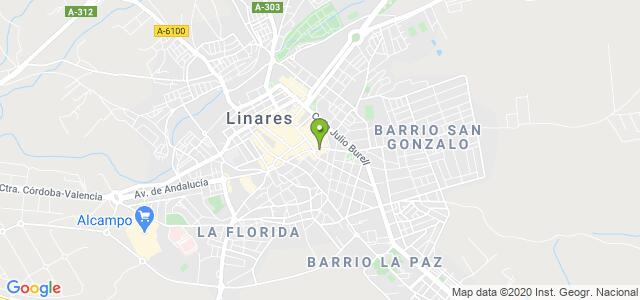 mapa de oficina de correos linares
