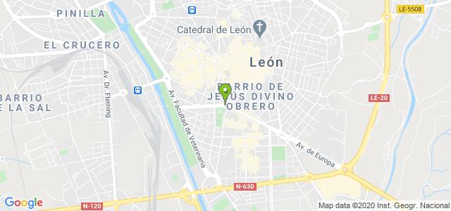 mapa de oficina de correos leon 1