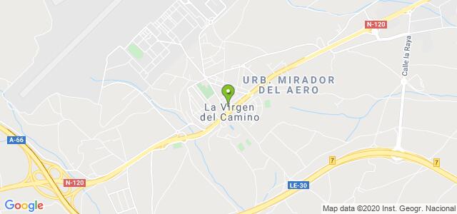 mapa de oficina de correos la virgen del camino