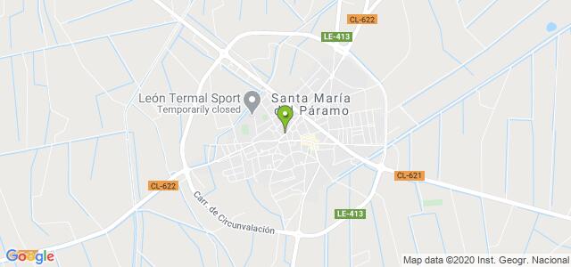 mapa de oficina de correos santa maria del paramo