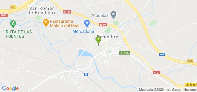 mapa de oficina de correos bembibre