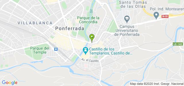 mapa de oficina de correos ponferrada 1