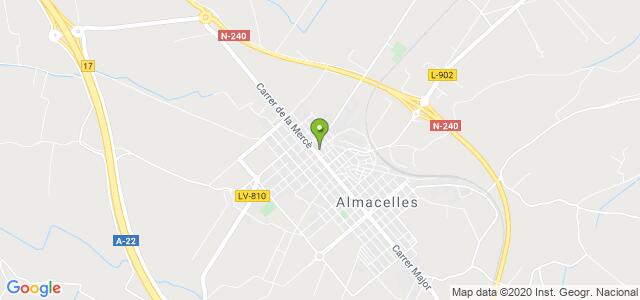 mapa de oficina de correos almacelles