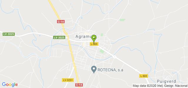 mapa de oficina de correos agramunt