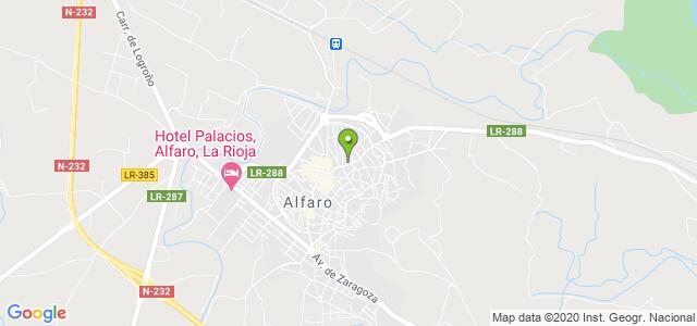 mapa de oficina de correos alfaro