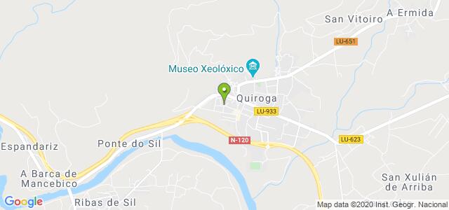 mapa de oficina de correos quiroga