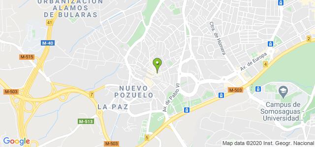 mapa de oficina de correos pozuelo de alarcon 1