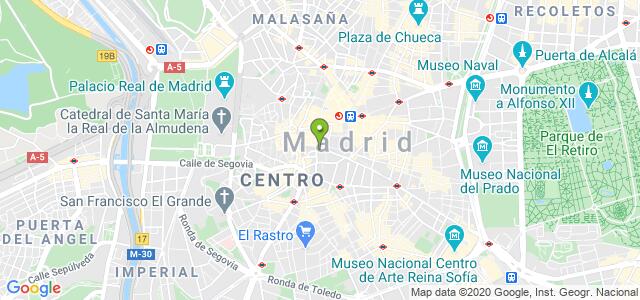 mapa de oficina de correos madrid 24