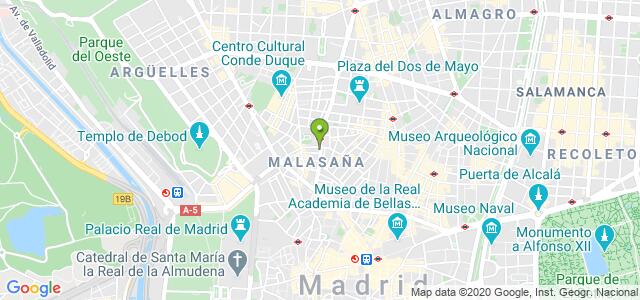 mapa de oficina de correos madrid 25