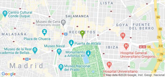 mapa de oficina de correos madrid 30