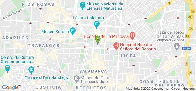 mapa de oficina de correos madrid 35