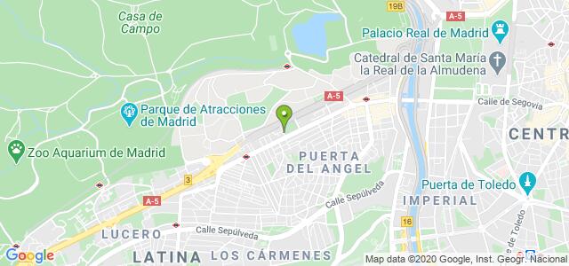 mapa de oficina de correos madrid 40