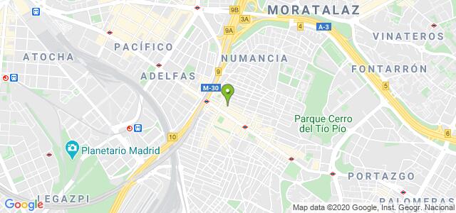 mapa de oficina de correos madrid 73