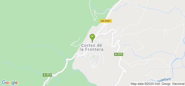 mapa de oficina de correos cortes de la frontera