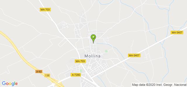 mapa de oficina de correos mollina