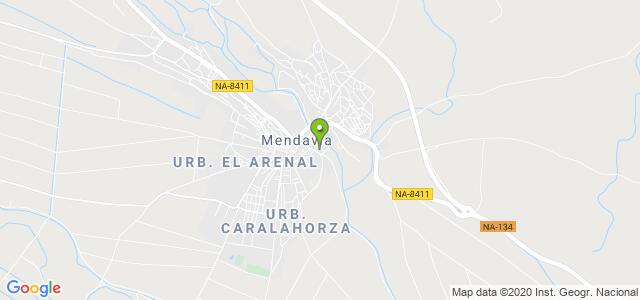 mapa de oficina de correos mendavia