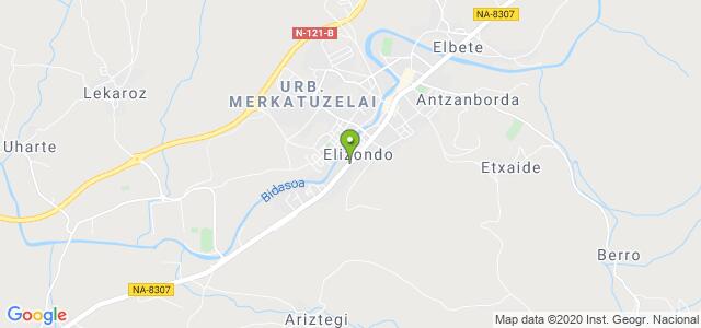 mapa de oficina de correos elizondo