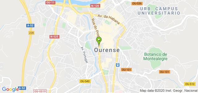 mapa de oficina de correos ourense 1