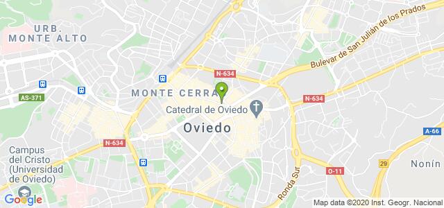 mapa de oficina de correos oviedo 1