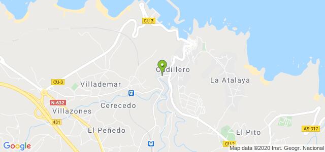 mapa de oficina de correos cudillero