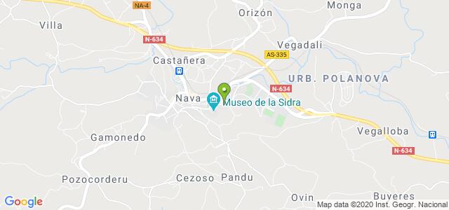 mapa de oficina de correos nava