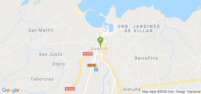 mapa de oficina de correos luarca