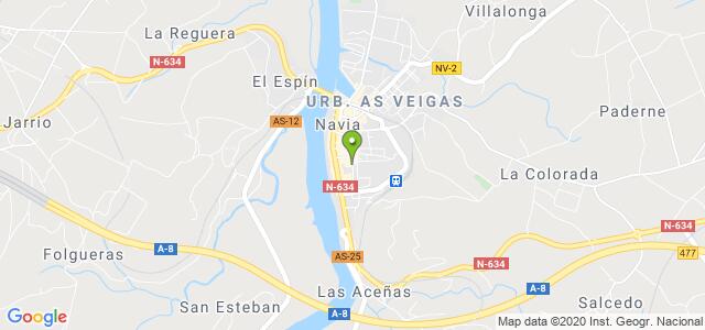 mapa de oficina de correos navia